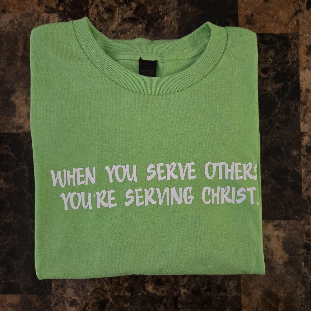 Green Kids T-Shirt with Inspirational Message